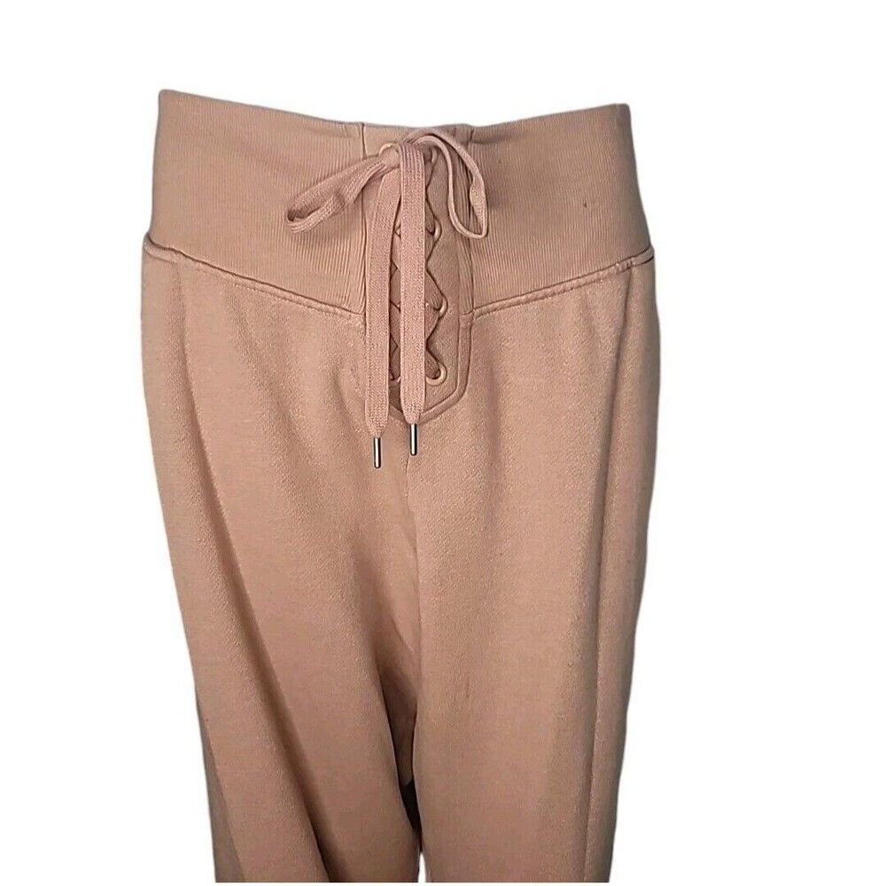 Victoria's Secret Jogger Sweatpants Lace Up Bare Nude Baggy High Waisted SizeXXL - Picture 10 of 14